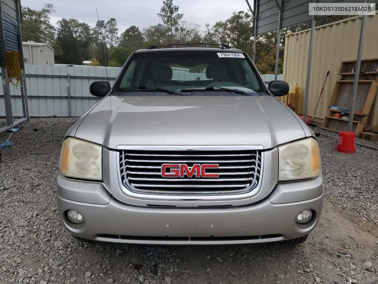 2006 GMC Envoy VIN: 1GKDS13S062186025 Lot: 79041904