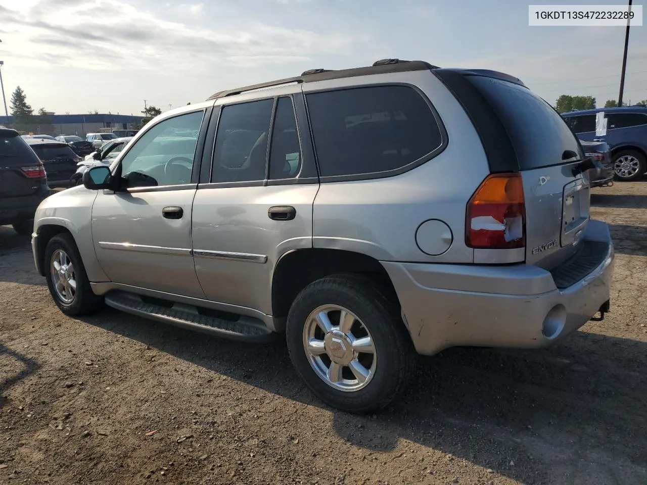 2007 GMC Envoy VIN: 1GKDT13S472232289 Lot: 66589034