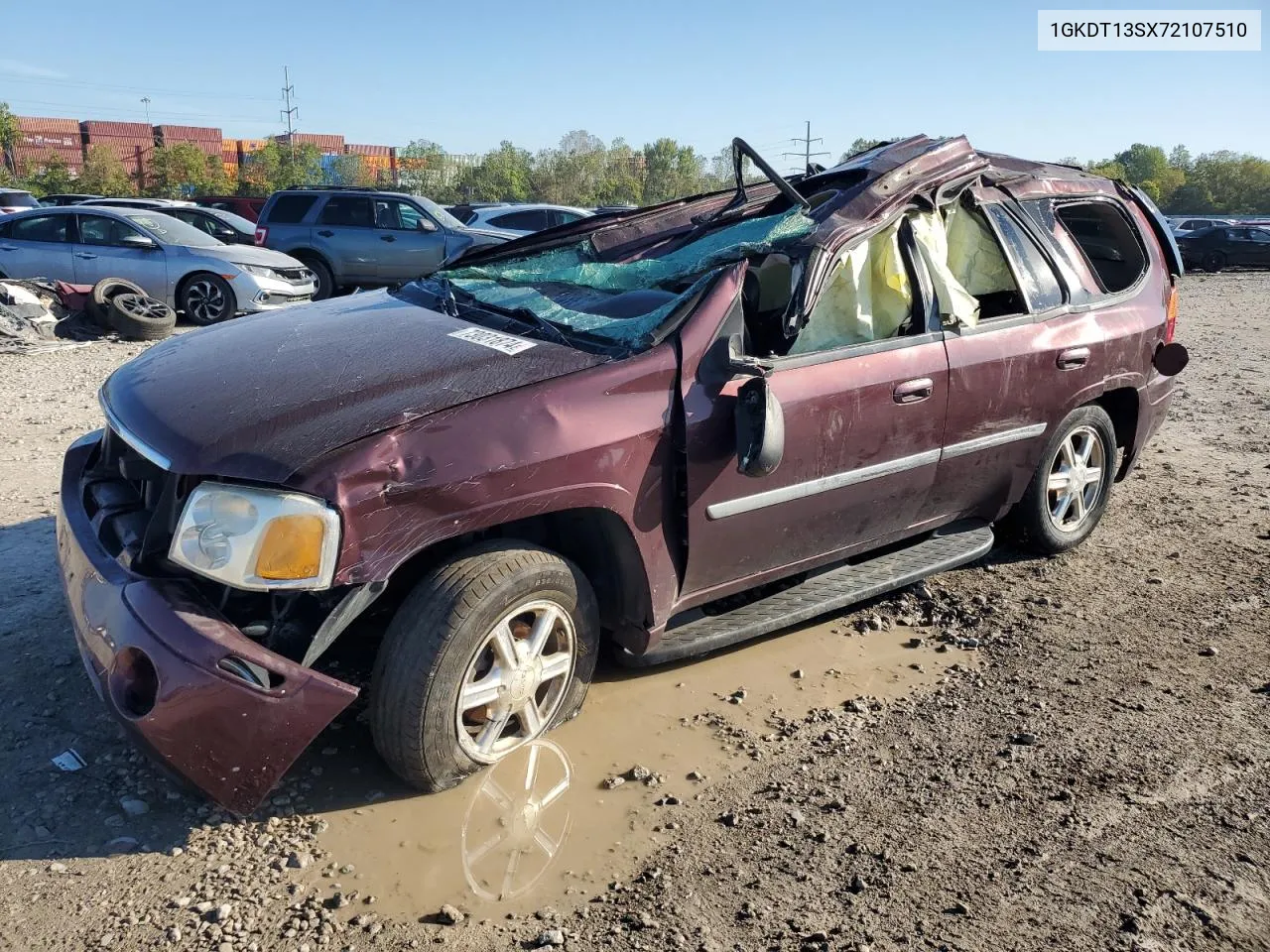 2007 GMC Envoy VIN: 1GKDT13SX72107510 Lot: 73031874