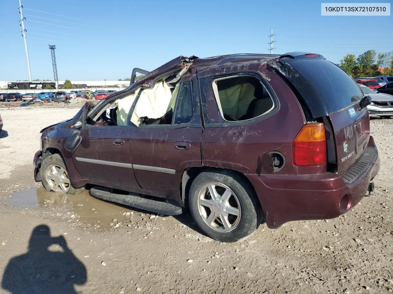 2007 GMC Envoy VIN: 1GKDT13SX72107510 Lot: 73031874