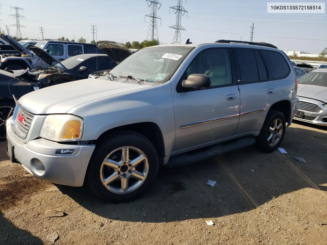 2007 GMC Envoy VIN: 1GKDS13S572158514 Lot: 74208144