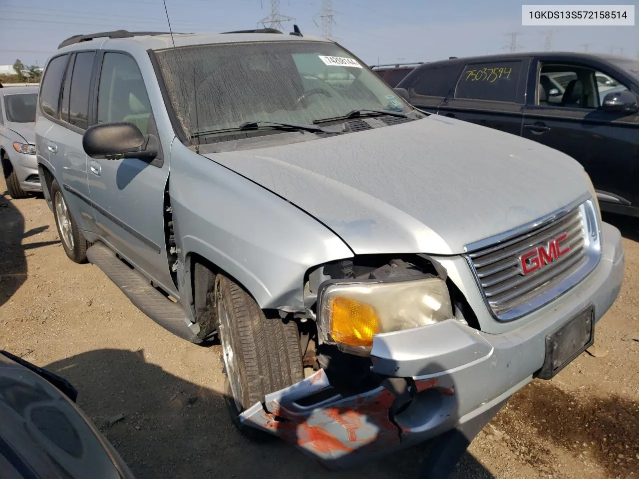 2007 GMC Envoy VIN: 1GKDS13S572158514 Lot: 74208144