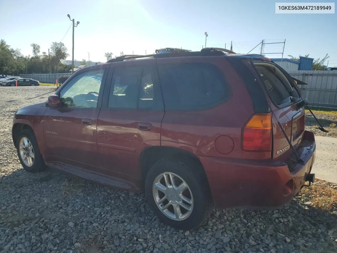 2007 GMC Envoy Denali VIN: 1GKES63M472189949 Lot: 75736444