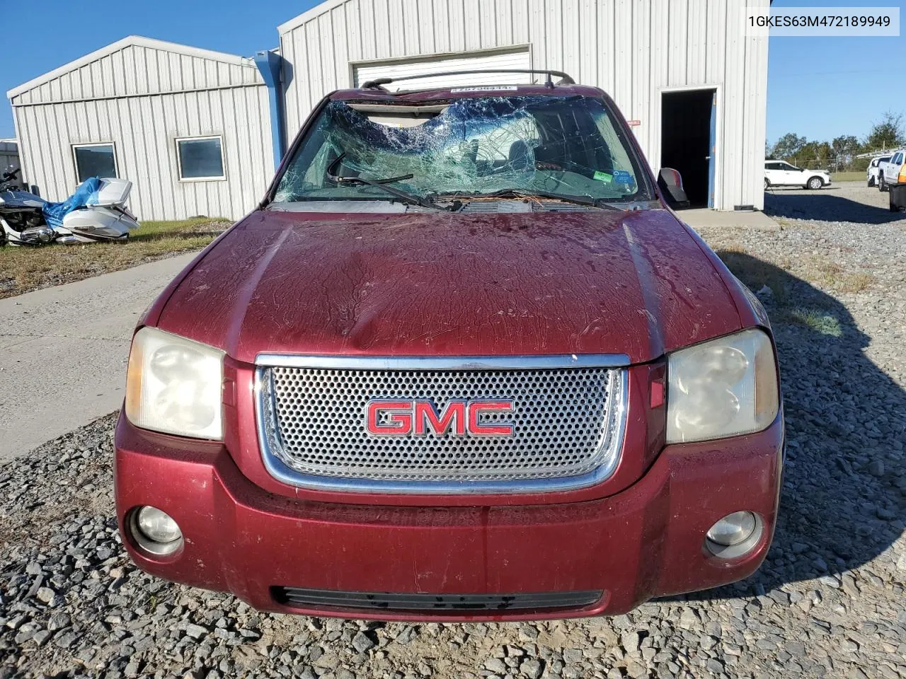 2007 GMC Envoy Denali VIN: 1GKES63M472189949 Lot: 75736444