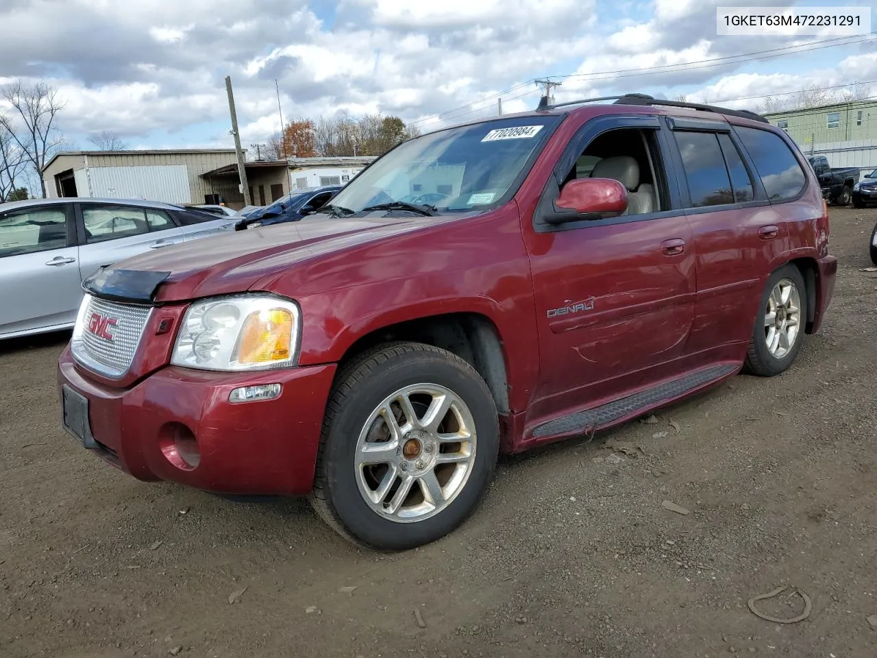 2007 GMC Envoy Denali VIN: 1GKET63M472231291 Lot: 77020984