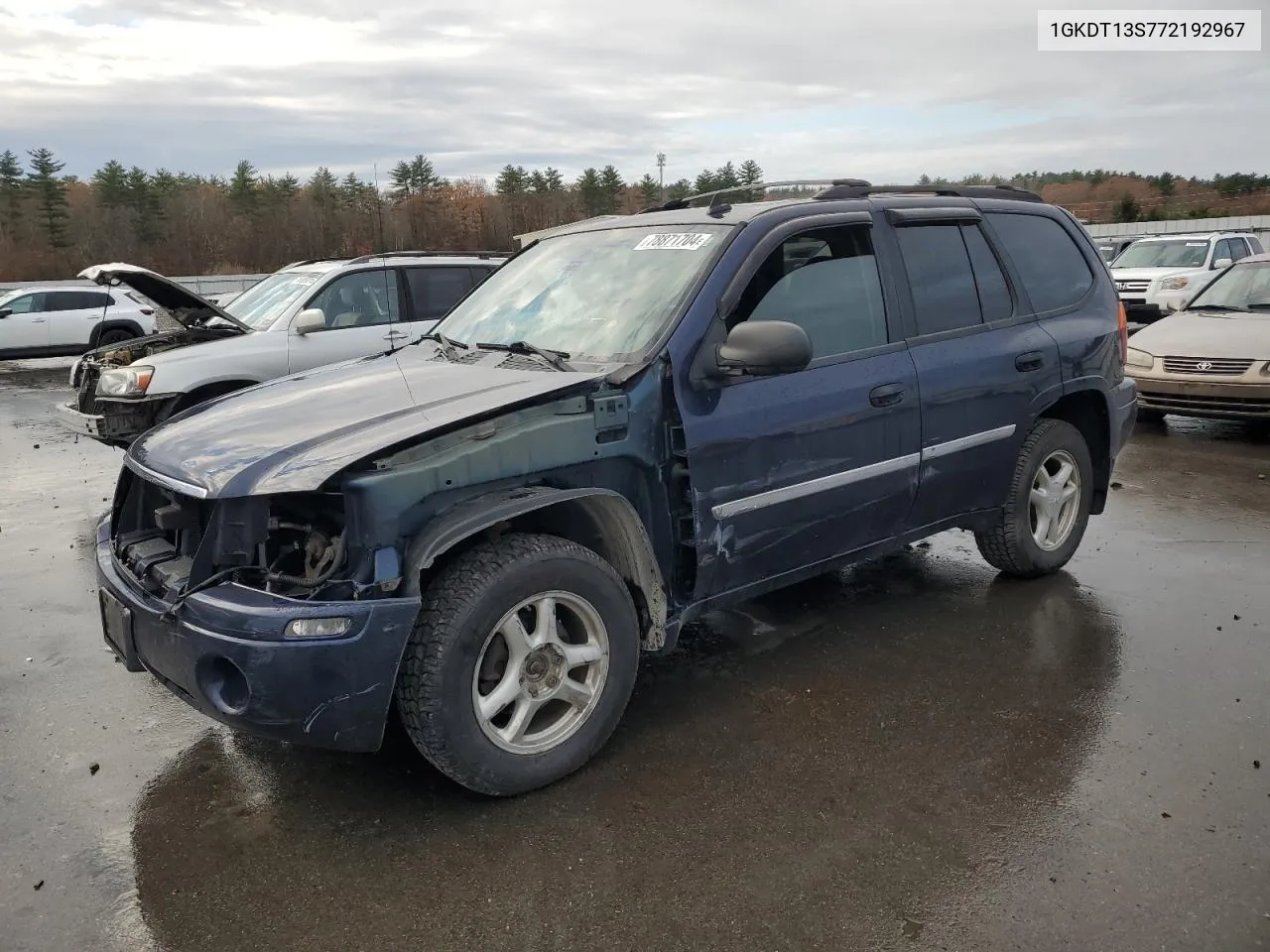 2007 GMC Envoy VIN: 1GKDT13S772192967 Lot: 78871704