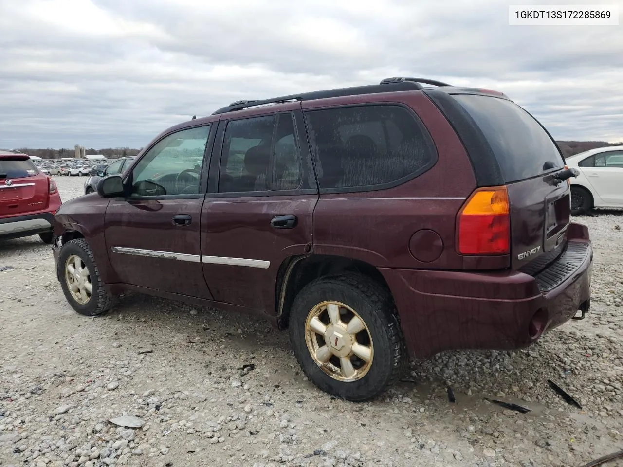 2007 GMC Envoy VIN: 1GKDT13S172285869 Lot: 80101114