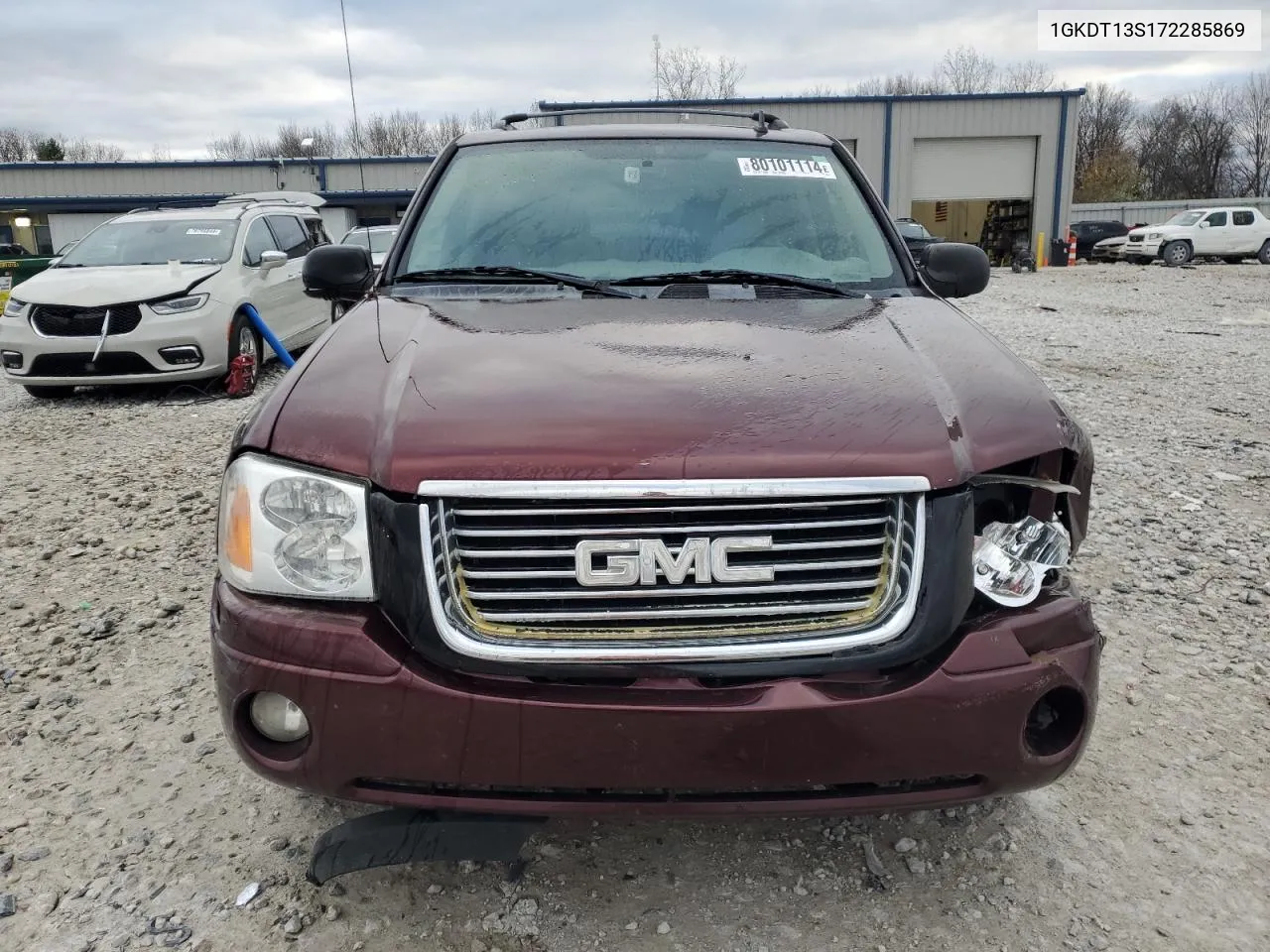 2007 GMC Envoy VIN: 1GKDT13S172285869 Lot: 80101114