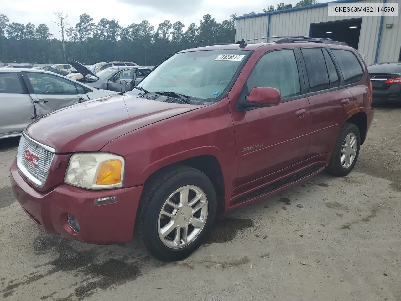 2008 GMC Envoy Denali VIN: 1GKES63M482114590 Lot: 71625814