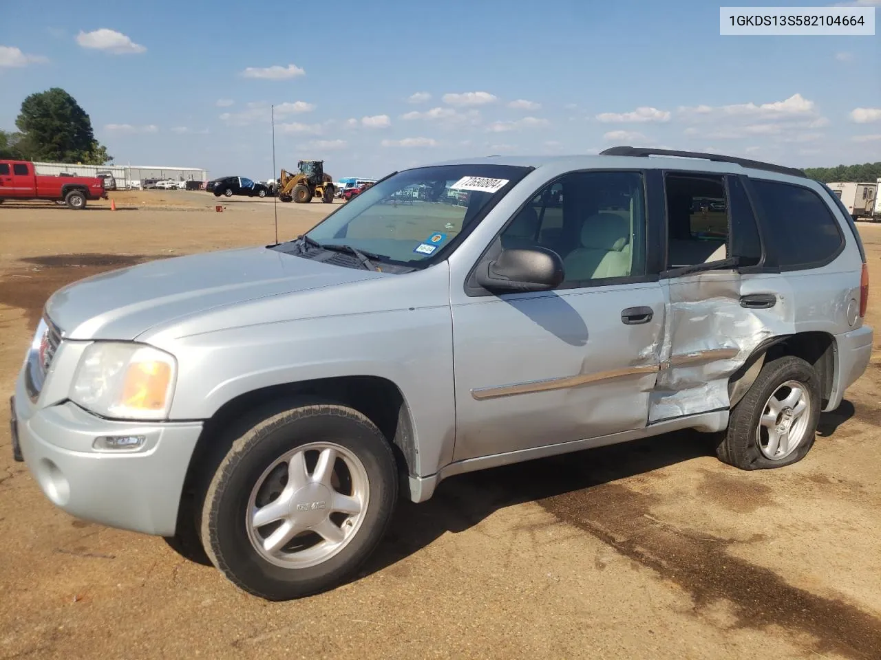 2008 GMC Envoy VIN: 1GKDS13S582104664 Lot: 72690804