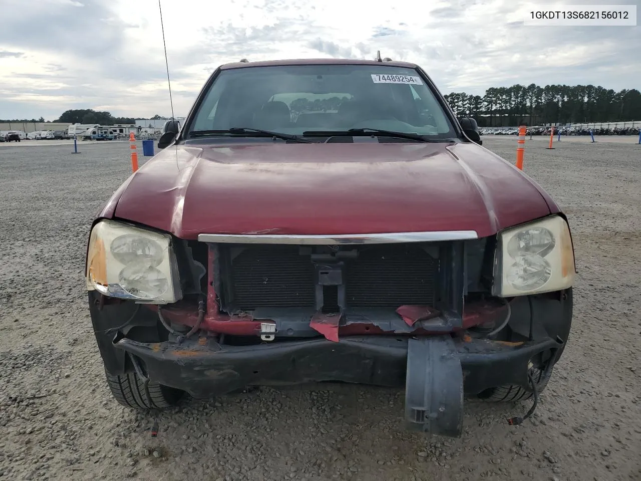 2008 GMC Envoy VIN: 1GKDT13S682156012 Lot: 74489254