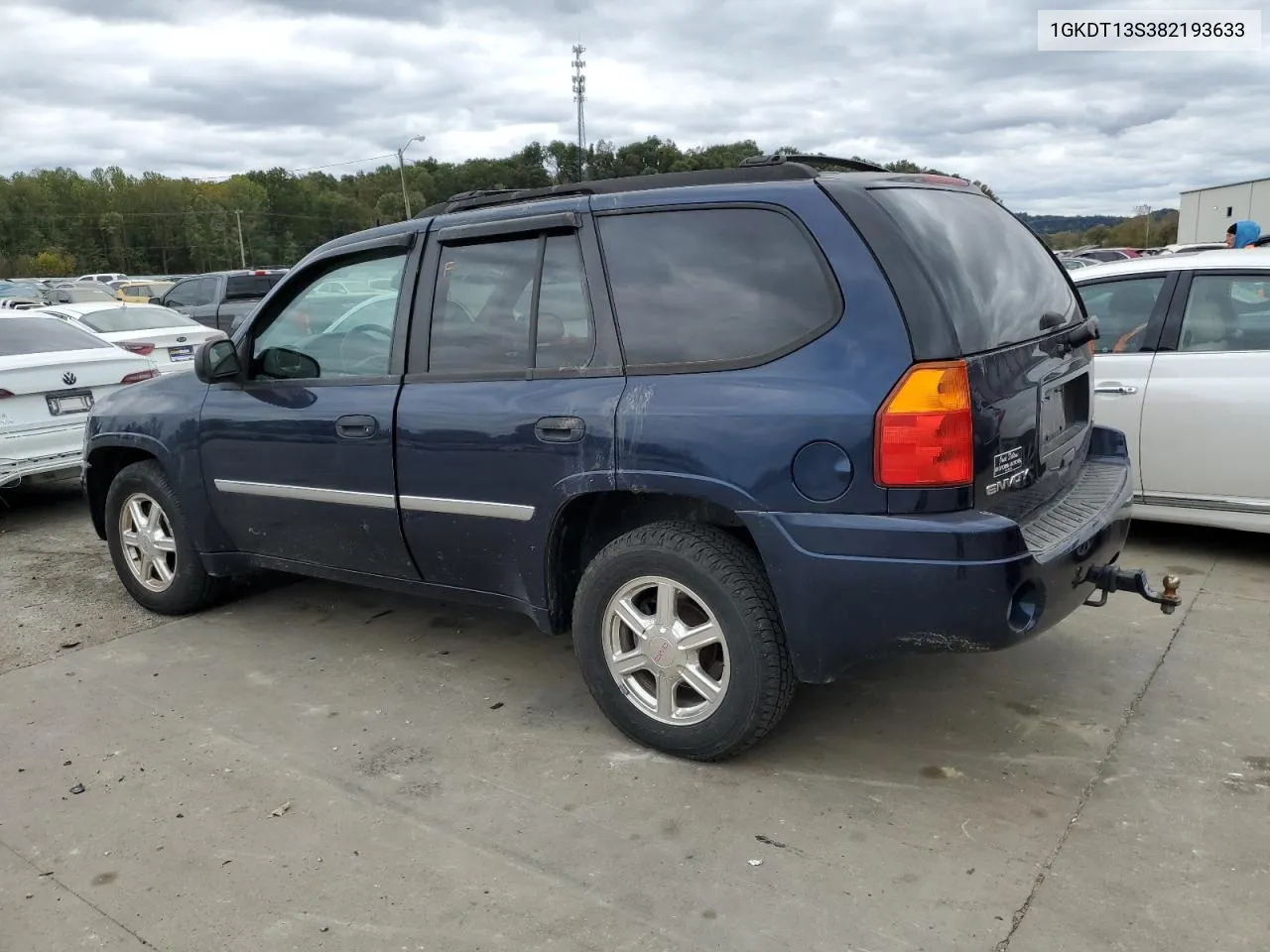 2008 GMC Envoy VIN: 1GKDT13S382193633 Lot: 75668064