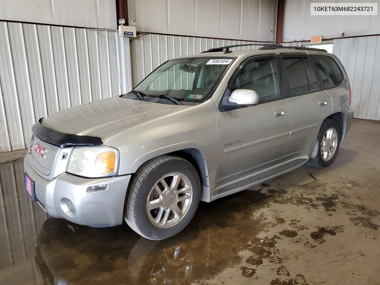 2008 GMC Envoy Denali VIN: 1GKET63M682243721 Lot: 75963404