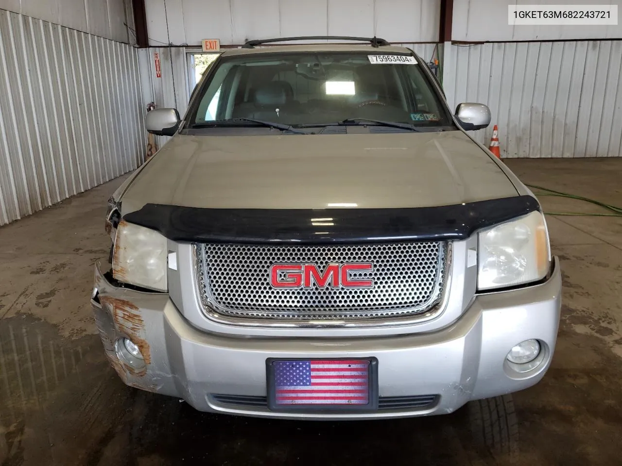 2008 GMC Envoy Denali VIN: 1GKET63M682243721 Lot: 75963404