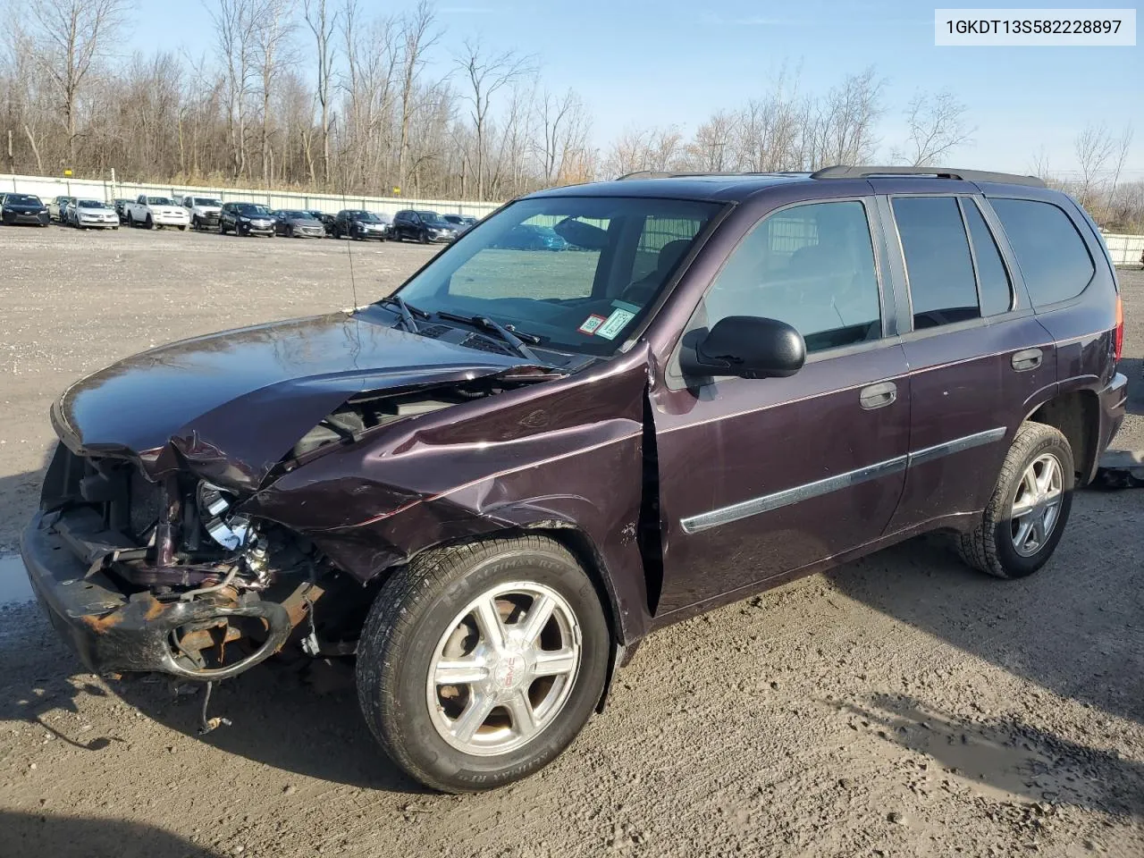 2008 GMC Envoy VIN: 1GKDT13S582228897 Lot: 78670164