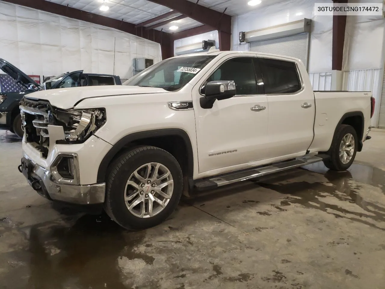 2022 GMC Sierra Limited K1500 Slt VIN: 3GTU9DEL3NG174472 Lot: 72755834