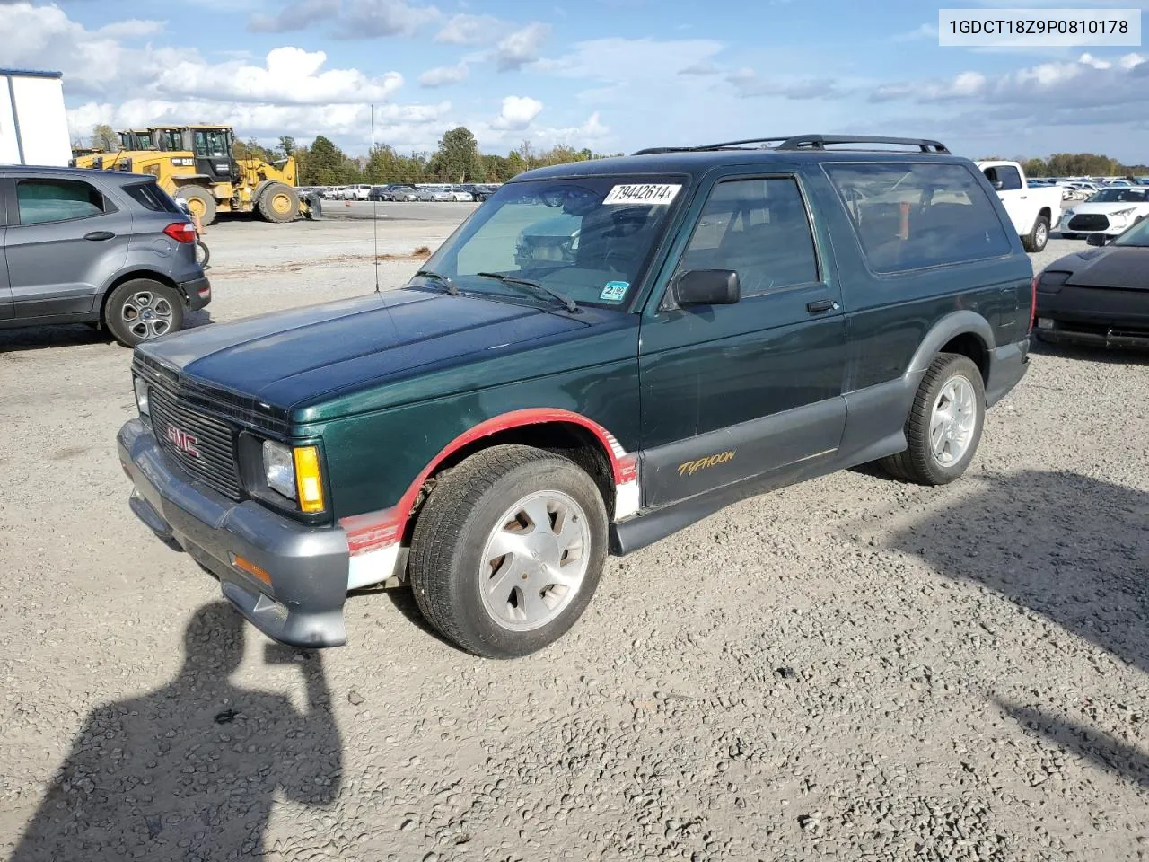 1993 GMC Typhoon VIN: 1GDCT18Z9P0810178 Lot: 79442614