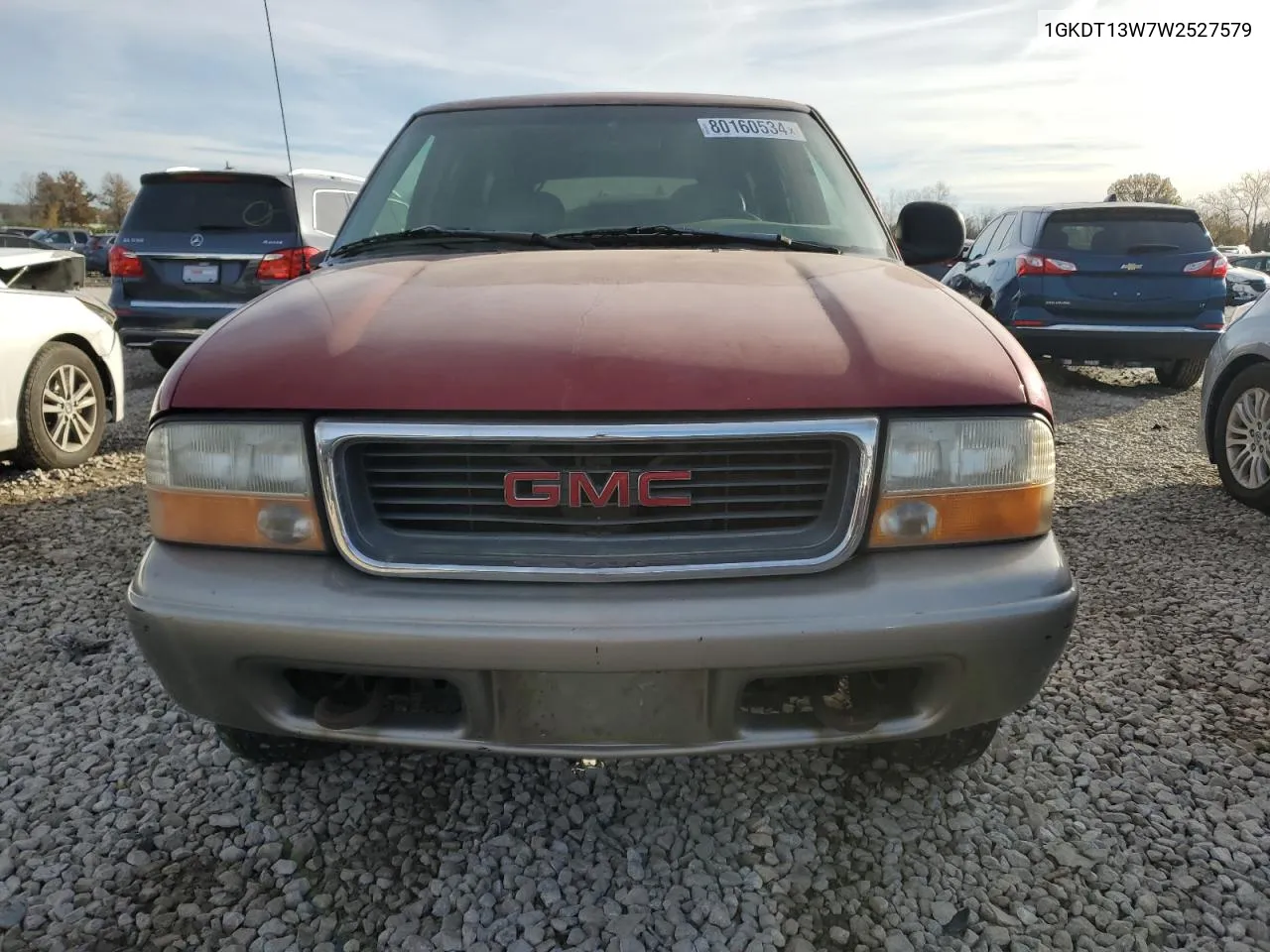 1998 GMC Jimmy VIN: 1GKDT13W7W2527579 Lot: 80160534