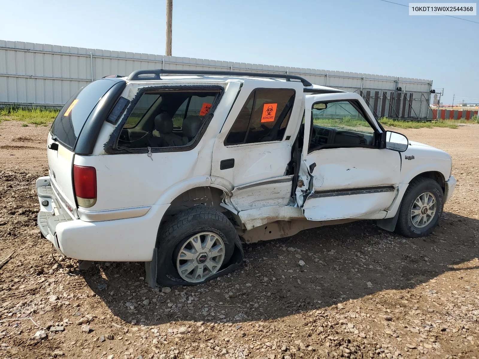 1999 GMC Jimmy VIN: 1GKDT13W0X2544368 Lot: 65728594