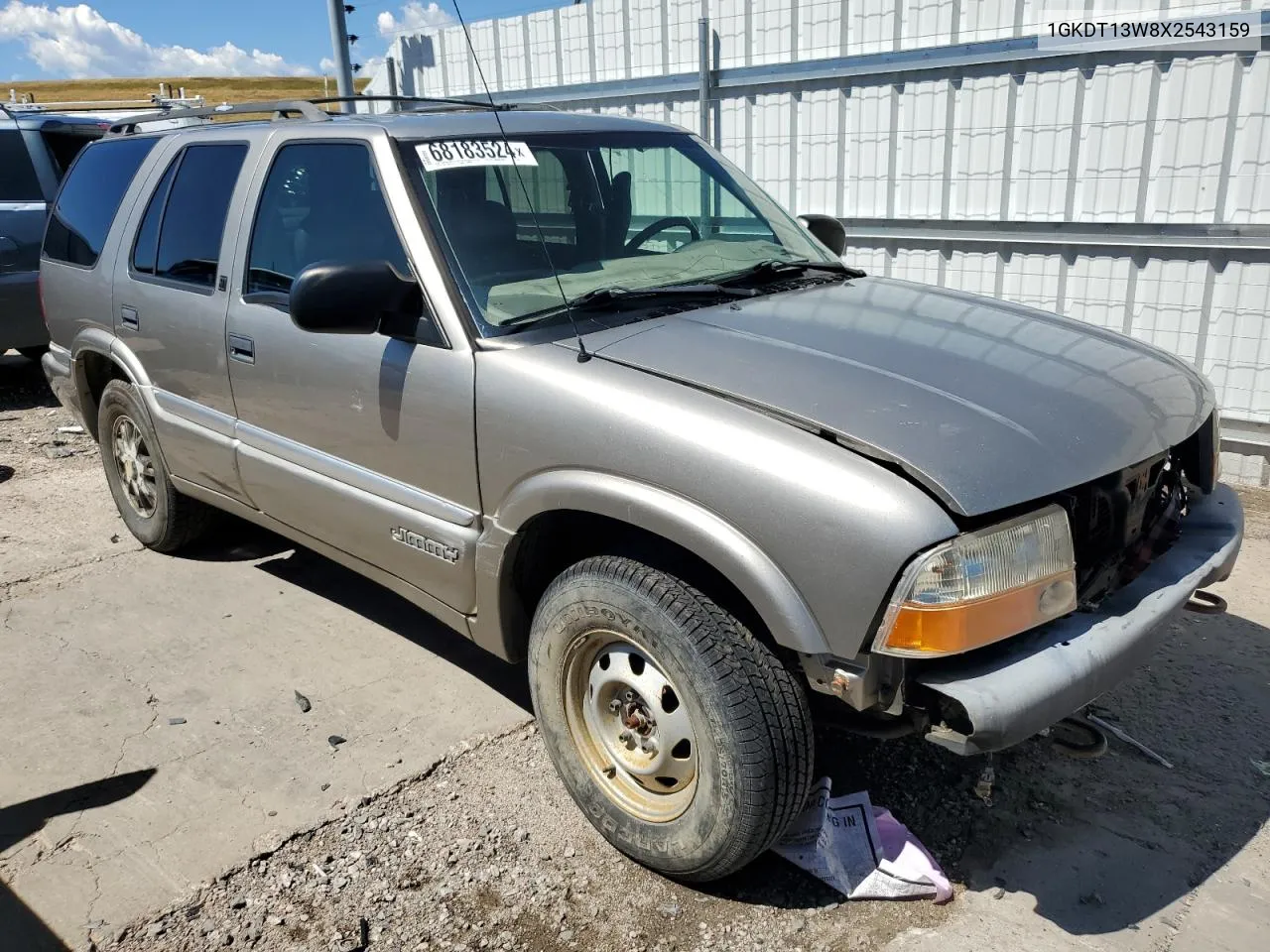 1999 GMC Jimmy VIN: 1GKDT13W8X2543159 Lot: 68183524