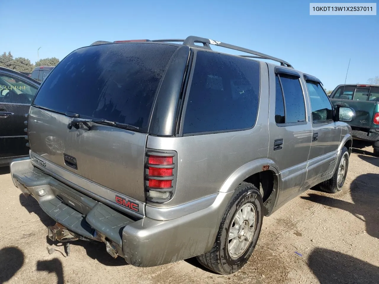 1999 GMC Jimmy VIN: 1GKDT13W1X2537011 Lot: 76623754