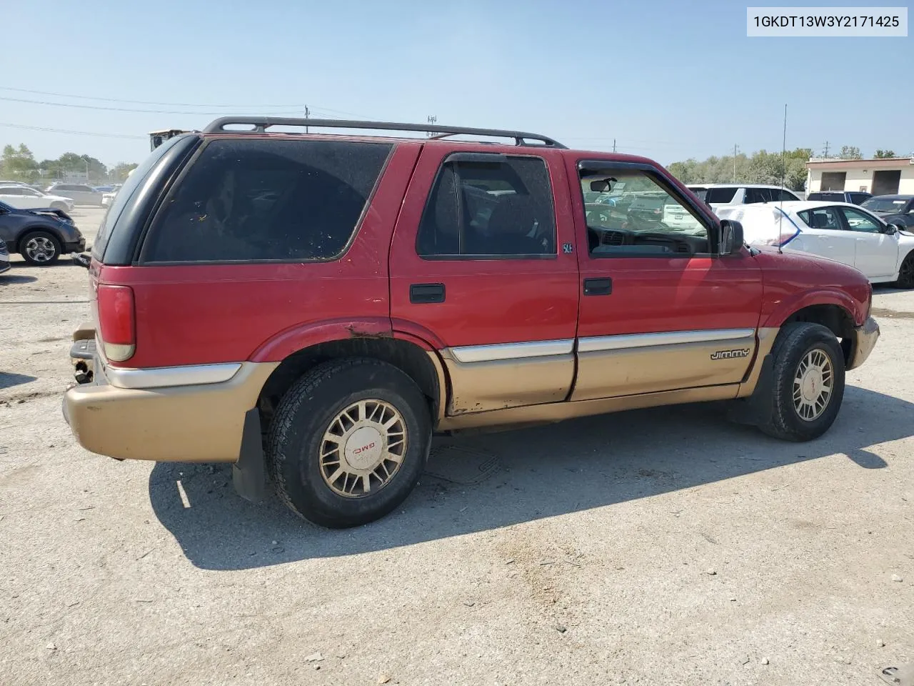 2000 GMC Jimmy / Envoy VIN: 1GKDT13W3Y2171425 Lot: 71083524