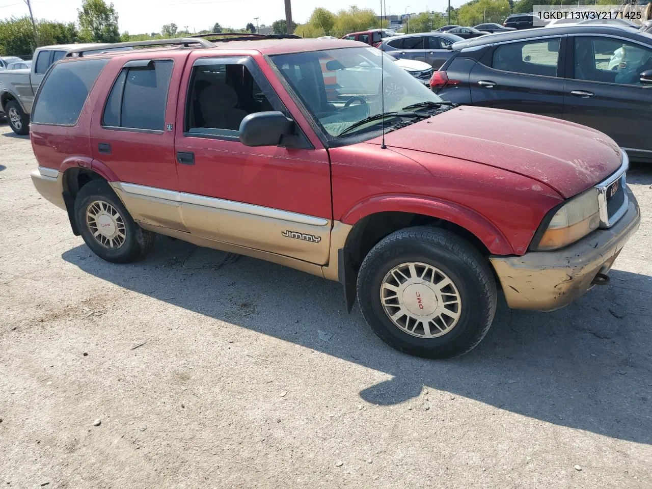 2000 GMC Jimmy / Envoy VIN: 1GKDT13W3Y2171425 Lot: 71083524