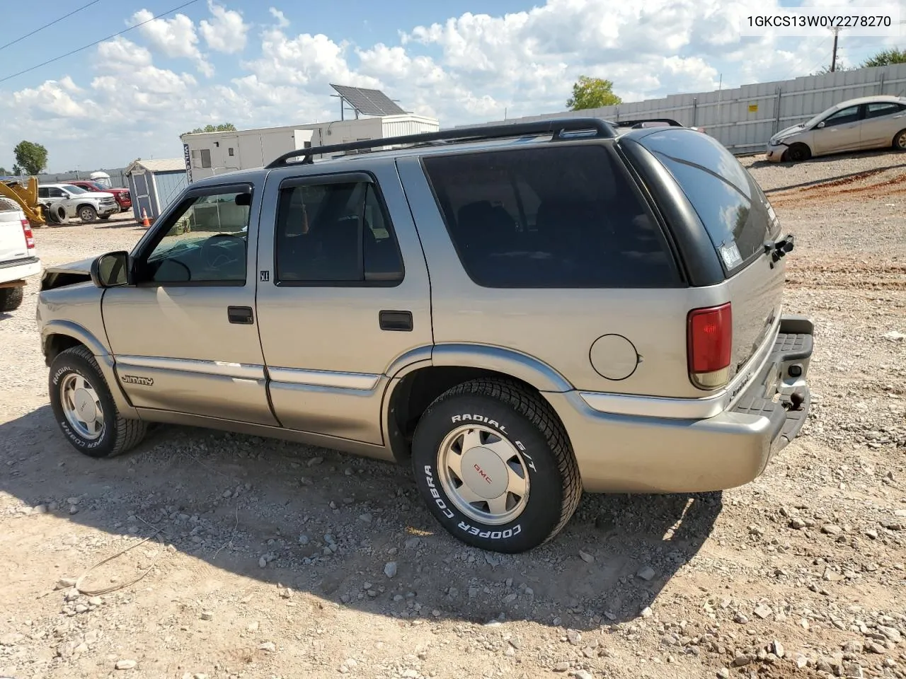 2000 GMC Jimmy VIN: 1GKCS13W0Y2278270 Lot: 71294504