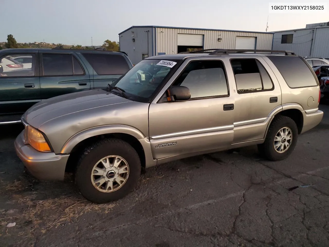 2000 GMC Jimmy / Envoy VIN: 1GKDT13WXY2158025 Lot: 73565954