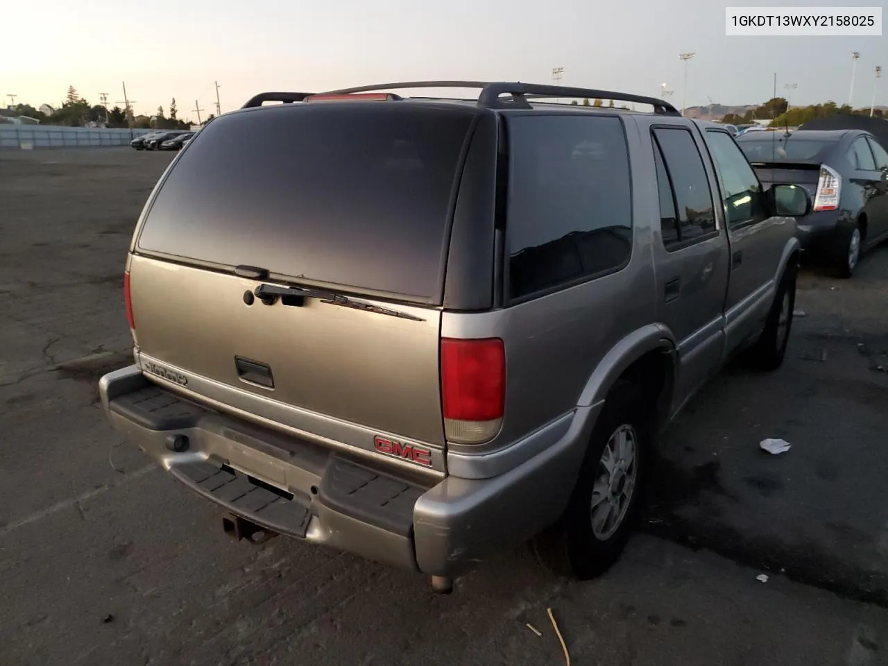 2000 GMC Jimmy / Envoy VIN: 1GKDT13WXY2158025 Lot: 73565954