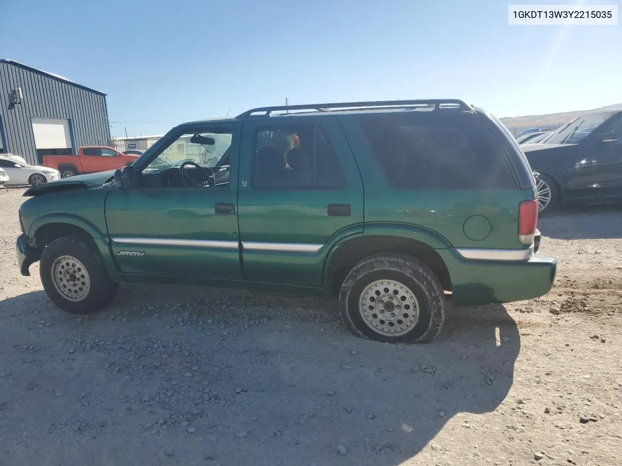 2000 GMC Jimmy / Envoy VIN: 1GKDT13W3Y2215035 Lot: 77484104