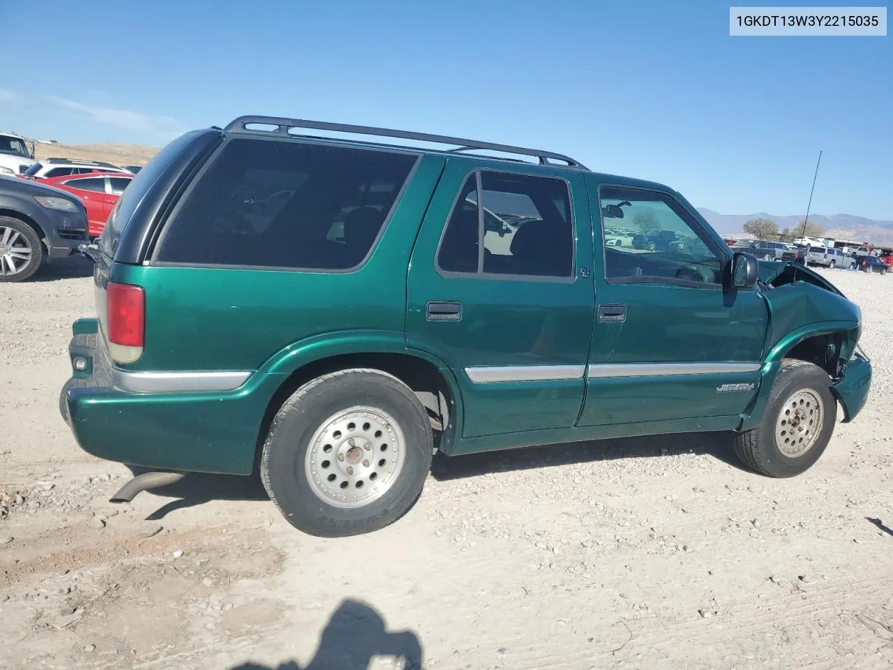 2000 GMC Jimmy / Envoy VIN: 1GKDT13W3Y2215035 Lot: 77484104