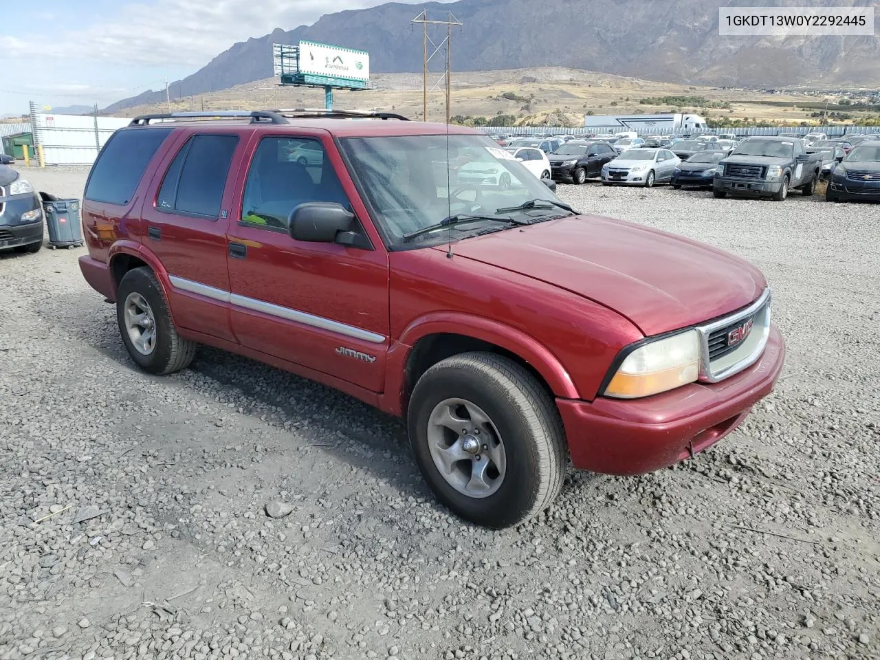 2000 GMC Jimmy / Envoy VIN: 1GKDT13W0Y2292445 Lot: 77914514