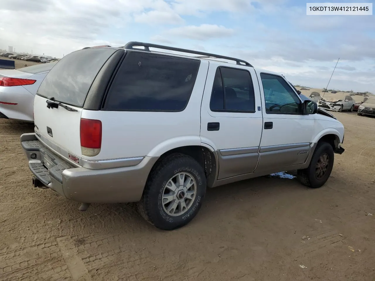 2001 GMC Jimmy VIN: 1GKDT13W412121445 Lot: 76842164