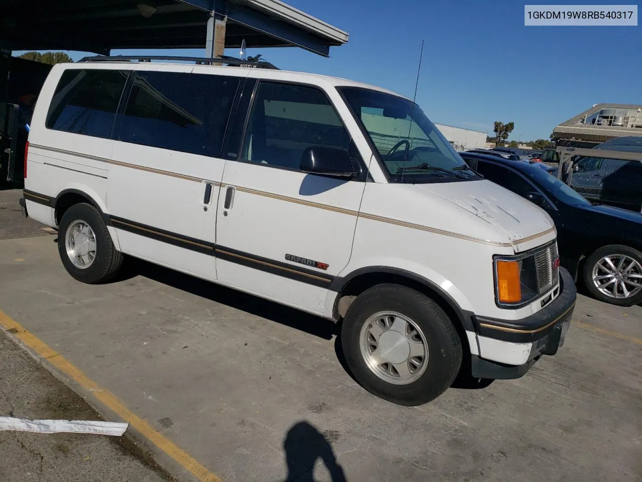 1994 GMC Safari Xt VIN: 1GKDM19W8RB540317 Lot: 79138114