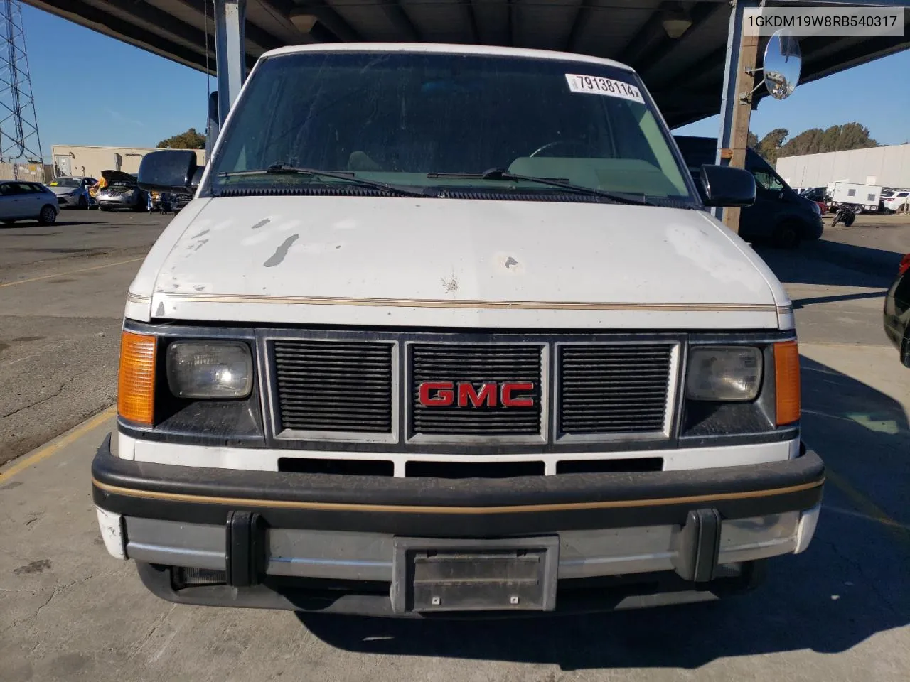 1994 GMC Safari Xt VIN: 1GKDM19W8RB540317 Lot: 79138114