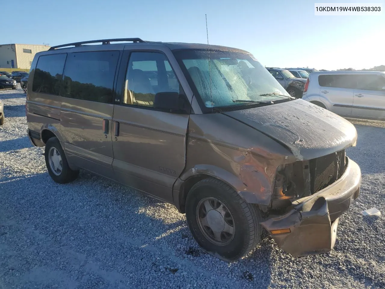 1998 GMC Safari Xt VIN: 1GKDM19W4WB538303 Lot: 76885334