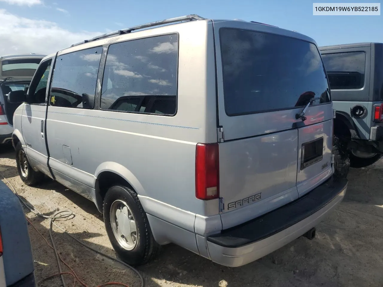 2000 GMC Safari Xt VIN: 1GKDM19W6YB522185 Lot: 73710704