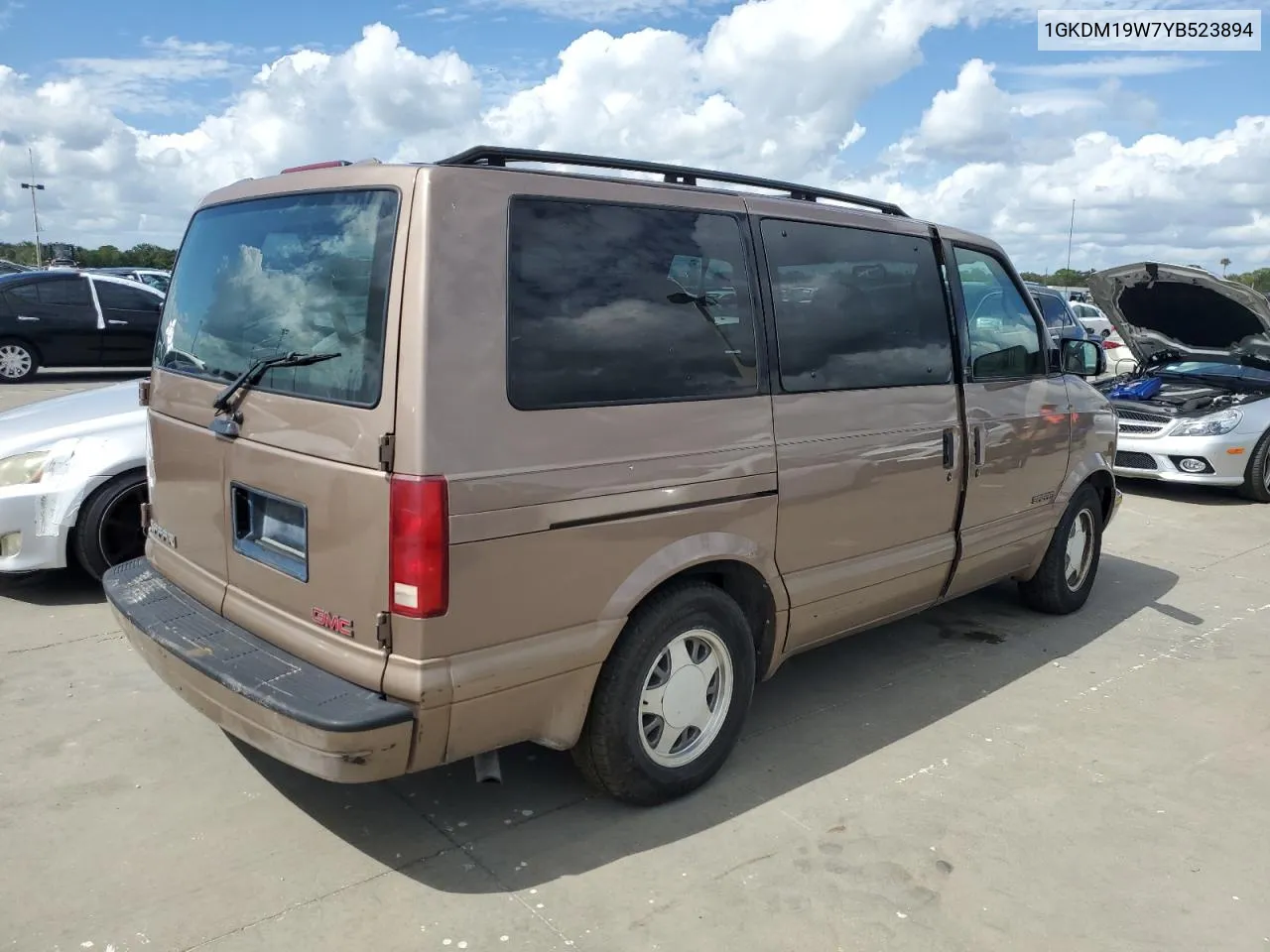 2000 GMC Safari Xt VIN: 1GKDM19W7YB523894 Lot: 74996334