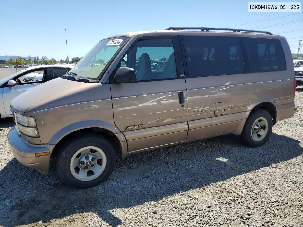 2001 GMC Safari Xt VIN: 1GKDM19W61B511225 Lot: 60550824