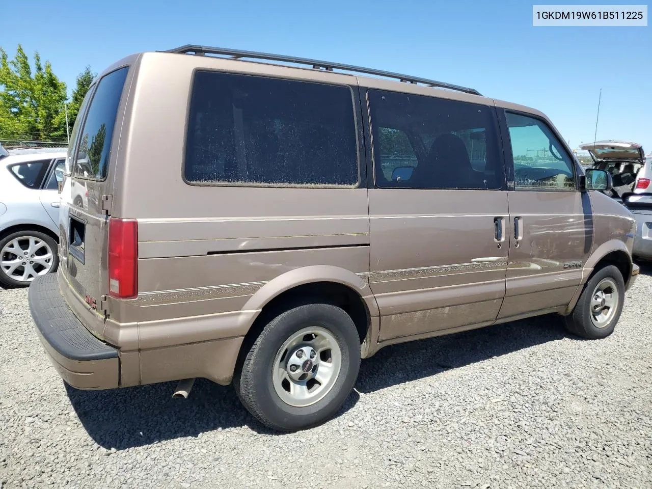 2001 GMC Safari Xt VIN: 1GKDM19W61B511225 Lot: 60550824