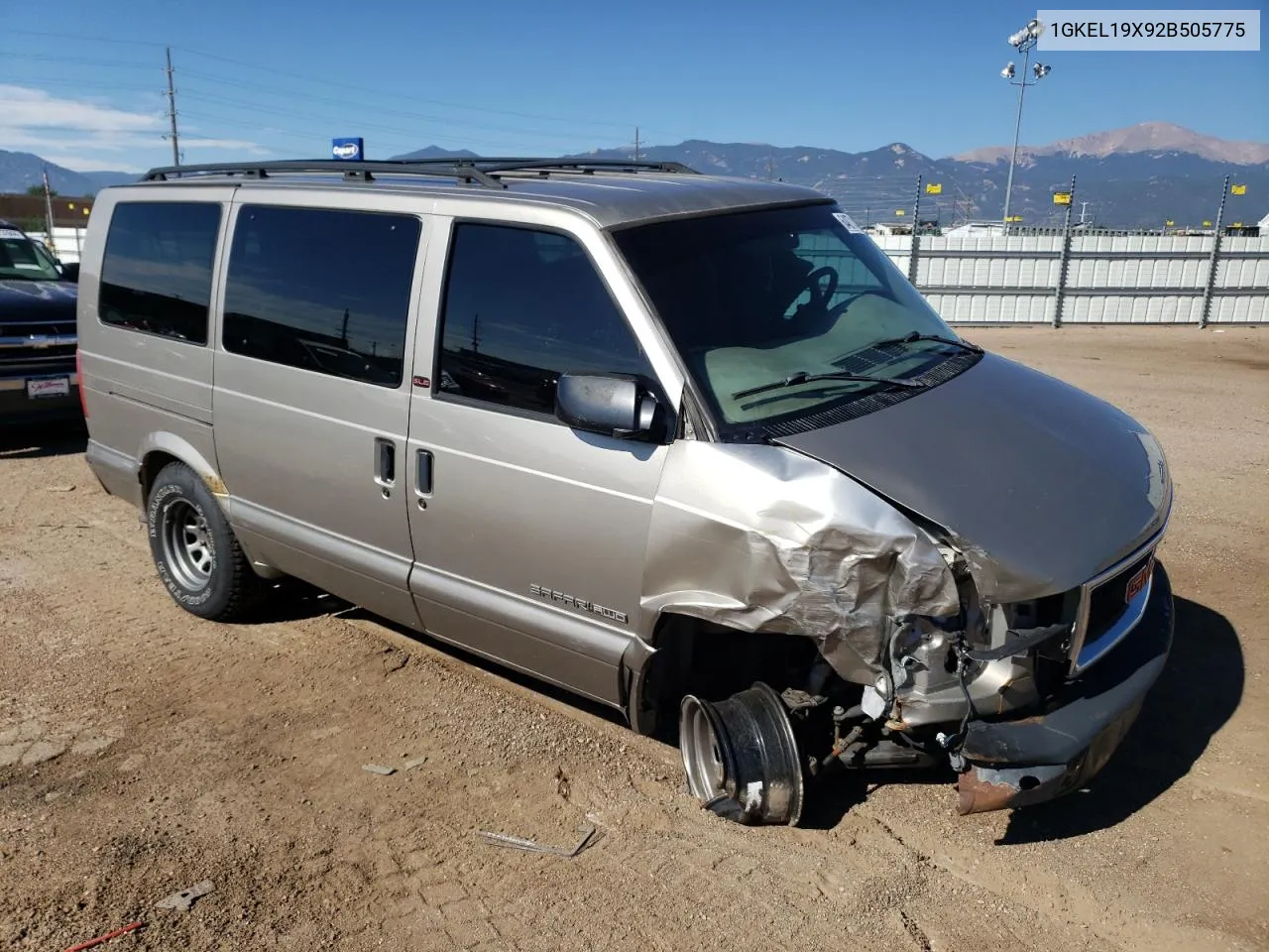 2002 GMC Safari Xt VIN: 1GKEL19X92B505775 Lot: 64871424