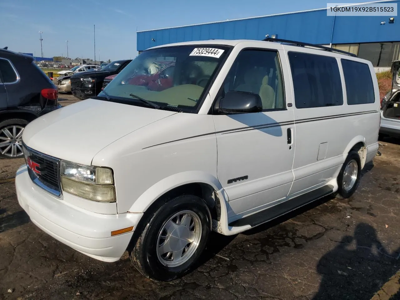 2002 GMC Safari Xt VIN: 1GKDM19X92B515523 Lot: 75329444