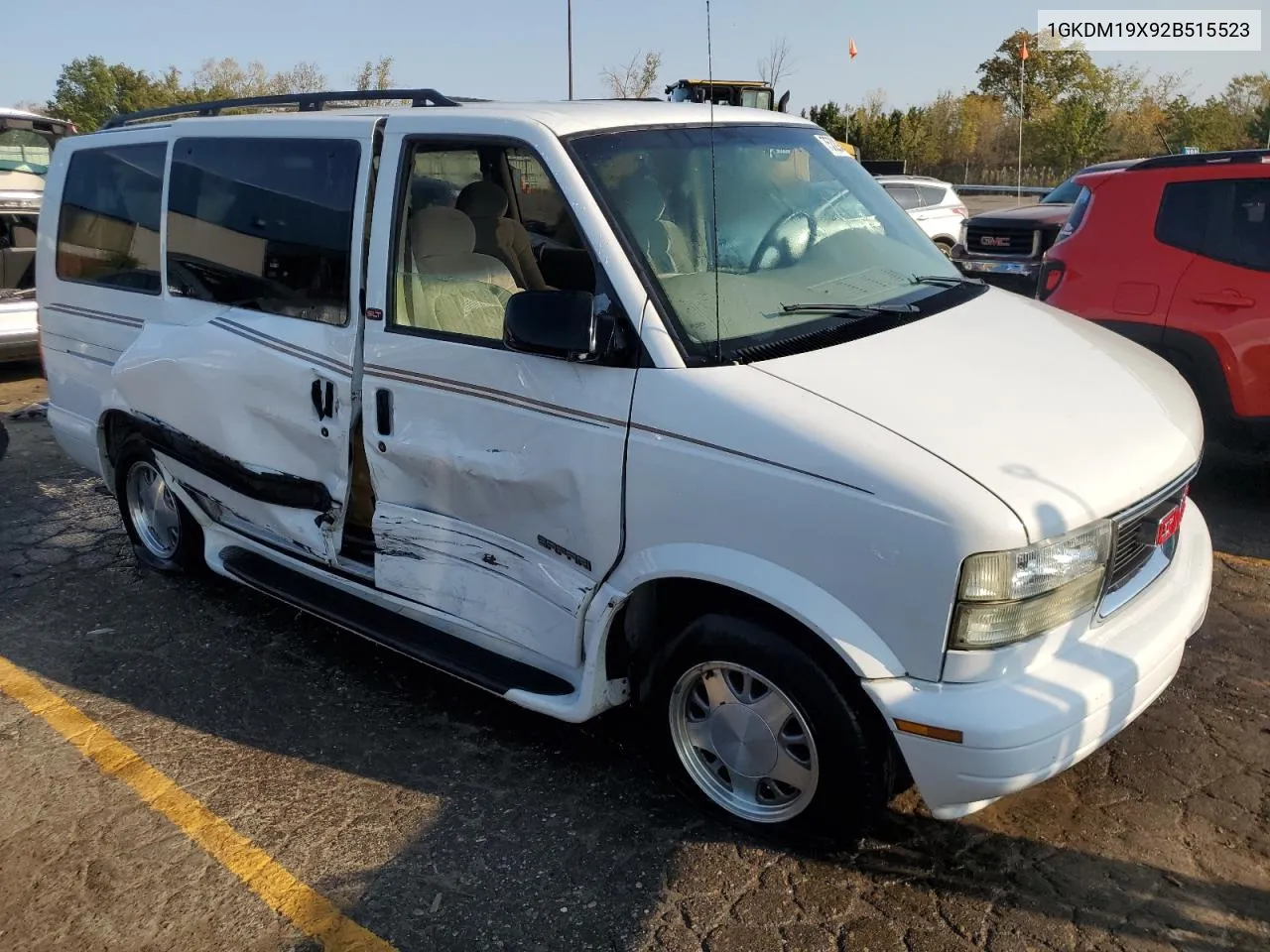 2002 GMC Safari Xt VIN: 1GKDM19X92B515523 Lot: 75329444