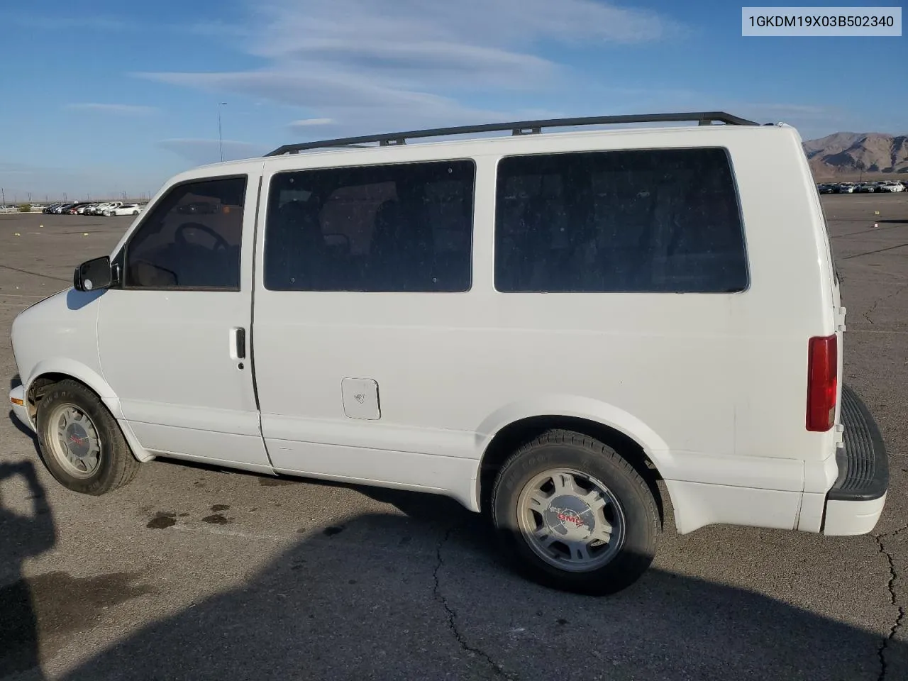 2003 GMC Safari Xt VIN: 1GKDM19X03B502340 Lot: 69810964