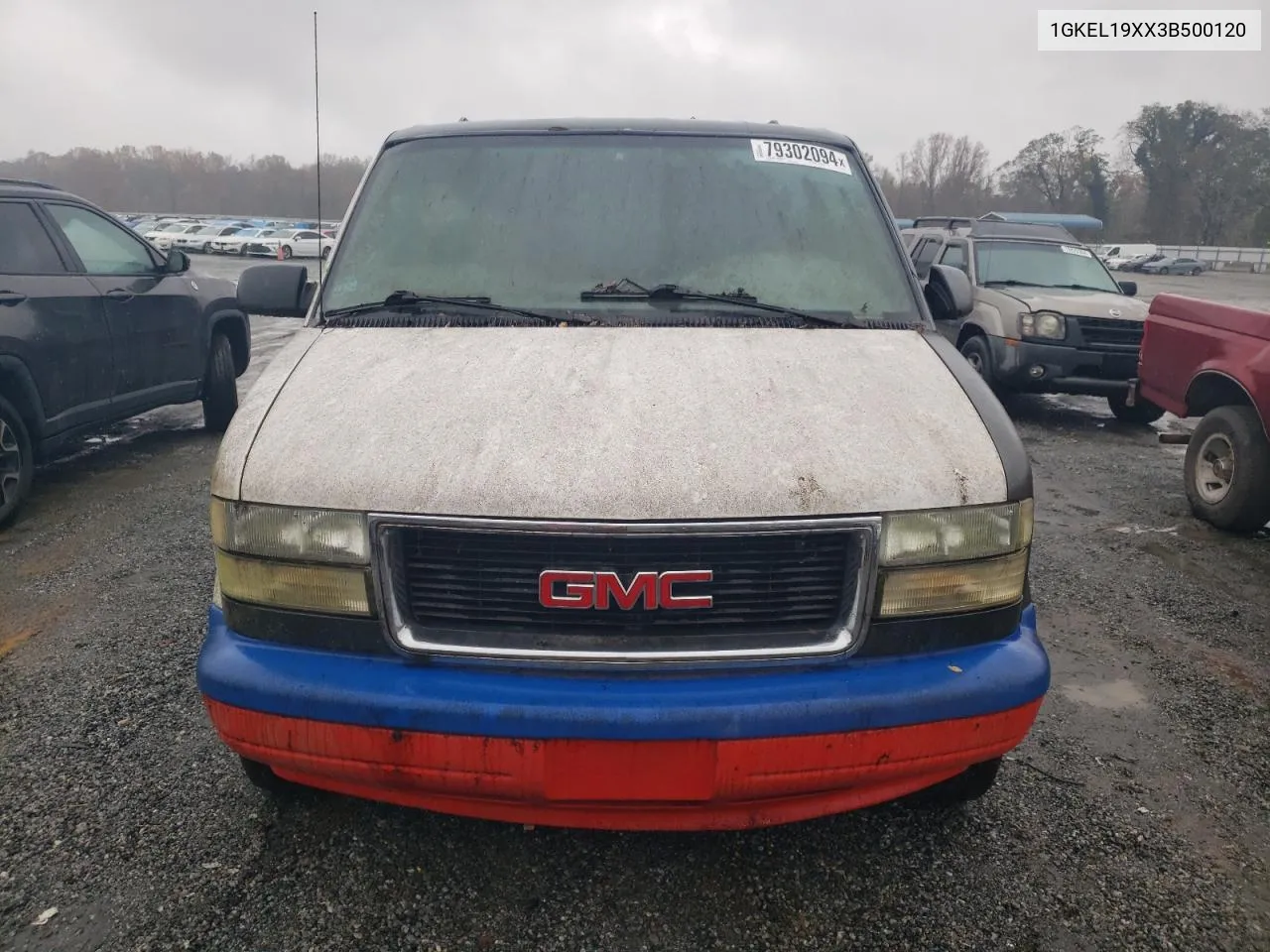 2003 GMC Safari Xt VIN: 1GKEL19XX3B500120 Lot: 79302094