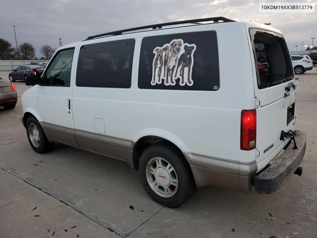 2003 GMC Safari Xt VIN: 1GKDM19XX3B513779 Lot: 80021574