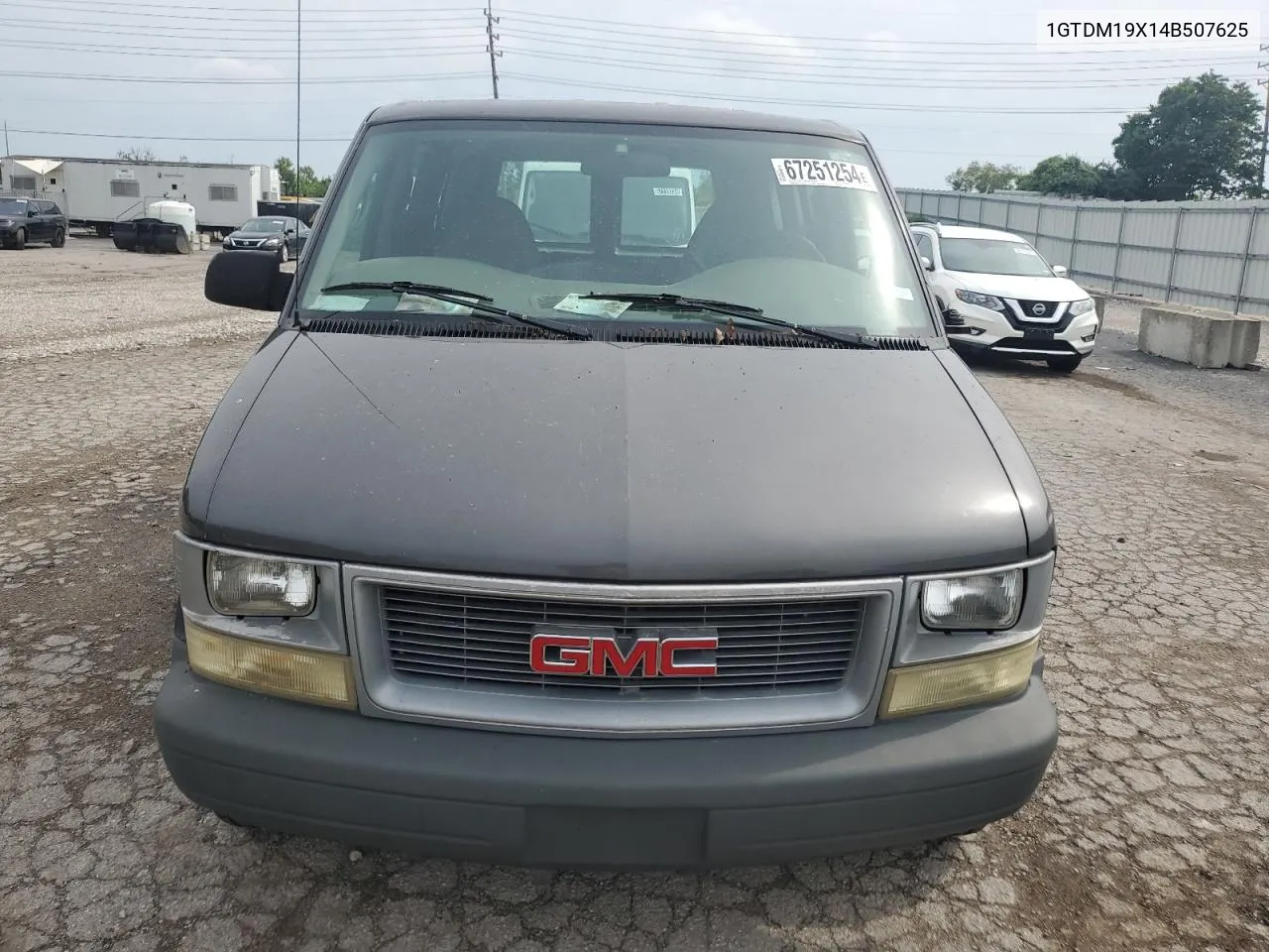 2004 GMC Safari Xt VIN: 1GTDM19X14B507625 Lot: 67251254