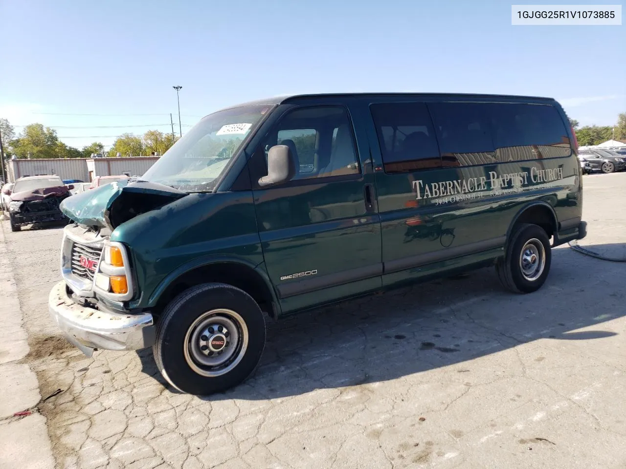 1997 GMC Savana G2500 VIN: 1GJGG25R1V1073885 Lot: 72458594