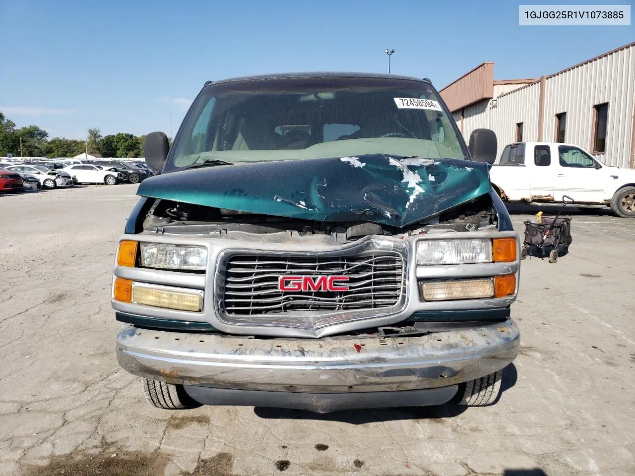 1997 GMC Savana G2500 VIN: 1GJGG25R1V1073885 Lot: 72458594